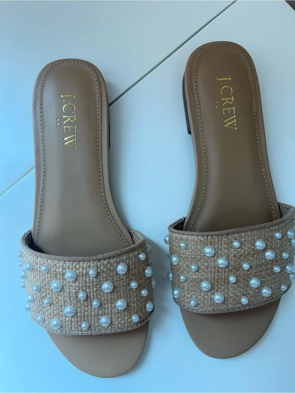 J. Crew Factory Pearl Slides - Picture 5 of 7